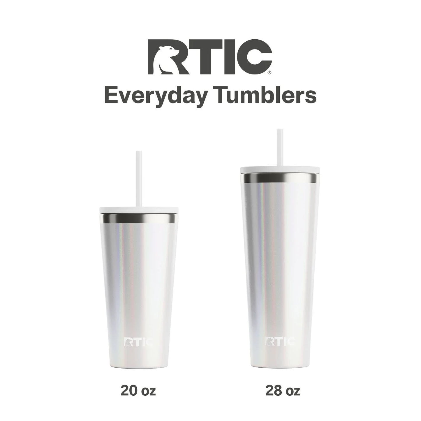 28 Oz Ceramic Lined Everyday Tumbler, Spill-Resistant Straw Lid, Beach