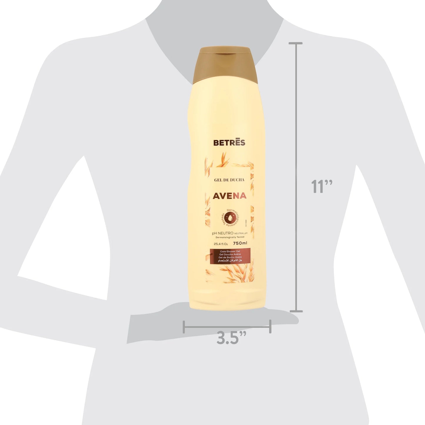 (4 Pack) Oatmeal Body Wash, Aloe and Glycerin, 25.4 Fl. Oz.